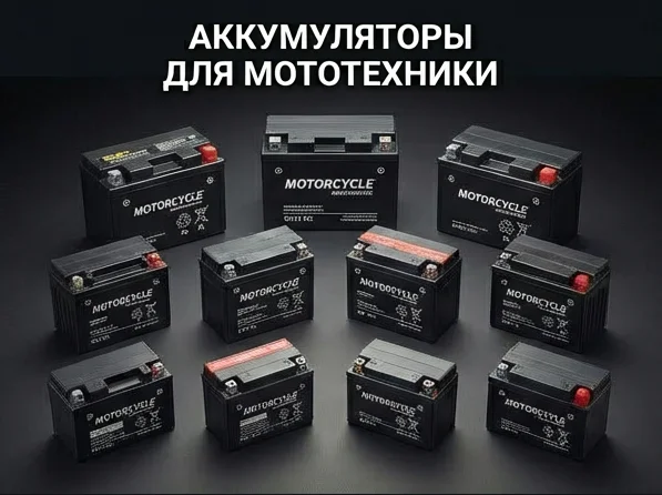 Аккумуляторы для мототехники