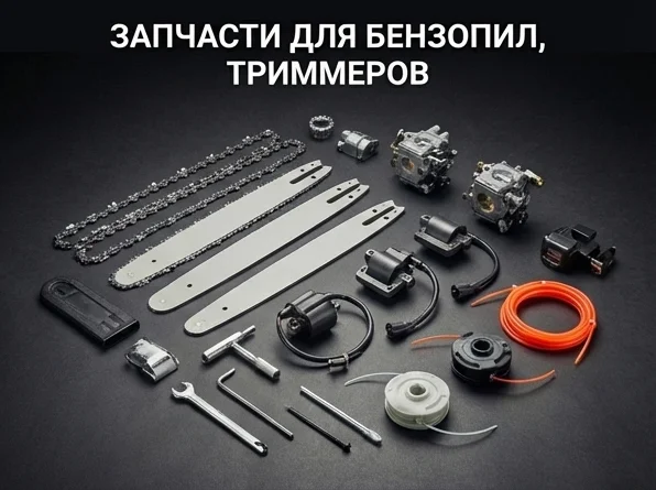 Запчасти для бензопил, триммеров