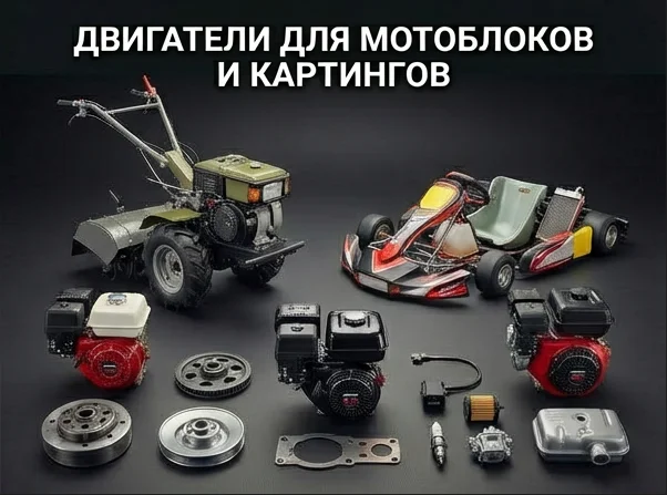 Двигатели для мотоблоков и картингов