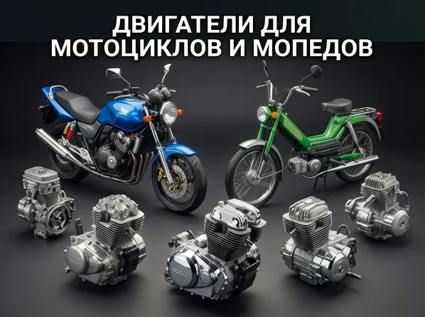 Двигатели для мотоциклов и мопедов