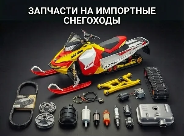 Запчасти на импортные снегоходы
