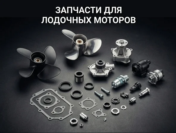 Запчасти на лодочные моторы