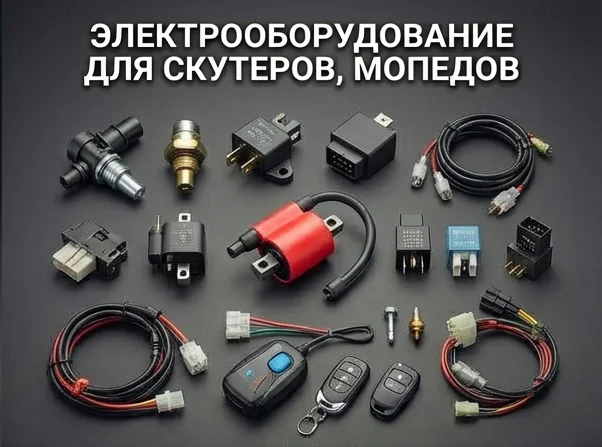 Электрооборудование для скутеров, мопедов
