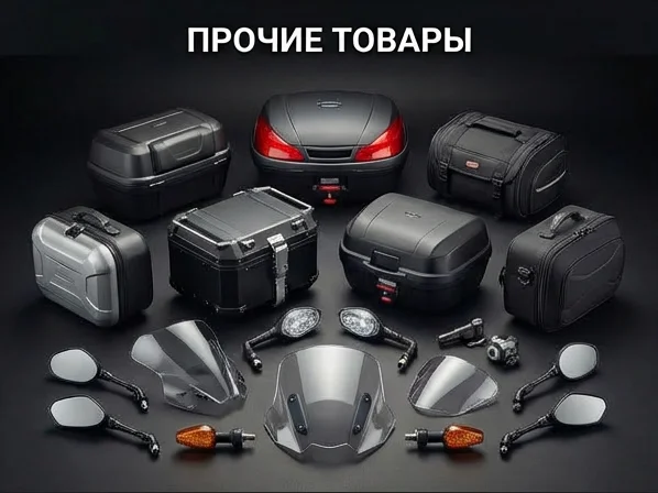 Прочие товары (зеркала, кофры, поворотники, щитки ветровые, общее)
