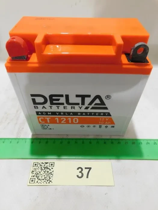 Аккумулятор 12В 10А (137*77*138) кислотный герм."R" "DELTA" СТ-1210 (трициклы) на Аккумуляторы для мототехники Каталог Вело-Мото