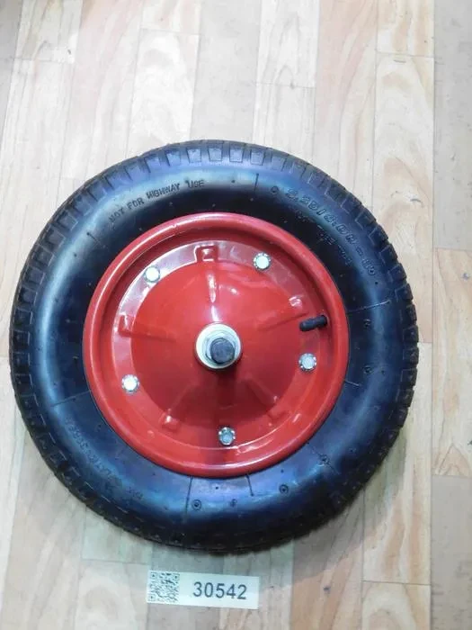 Колесо тачки садовой (3,25-8") с осью /d=16/ на Запчасти к тачкам садовым, строительным Каталог Вело-Мото