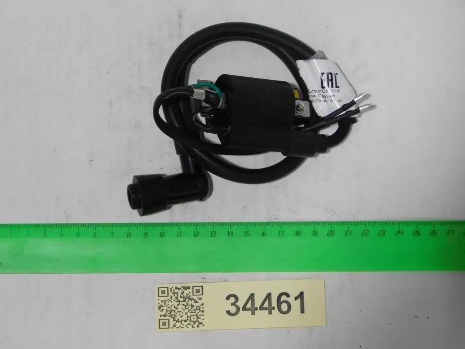 Катушка зажигания с в/в колпачком дв."147FMD 70см3 - 153FMI 125см3"  Y-0108  "RACER" на Скутеры китайские 4-х такт. Racer, Irbis /50-100см3/ Оригинальны Каталог Вело-Мото