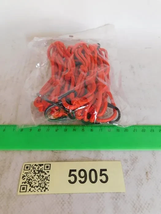 Сетка для крепления багажа красная /4мм, 40х40см/ метал.крючки "RSCN-002" на Общее Каталог Вело-Мото