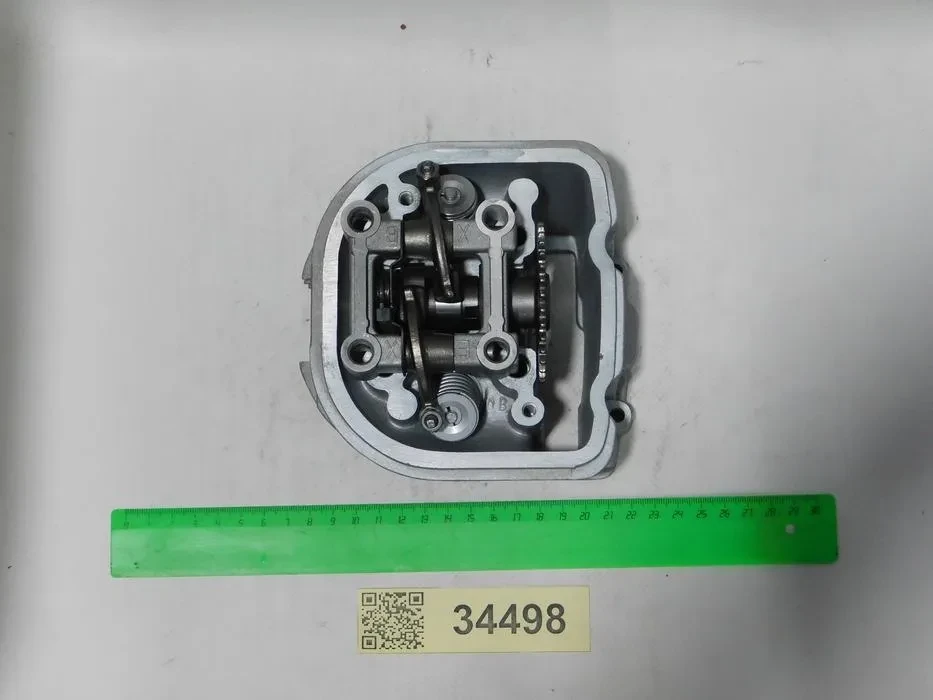 ГБЦ 4-х такт. дв."153QMI/158QMJ" 125см3   53,0  /в сборе с клапанами/  h=73мм, d=23/27 на Скутеры китайские 4-х такт. /125-150см3/ 152QMI, 157QMJ Каталог Вело-Мото