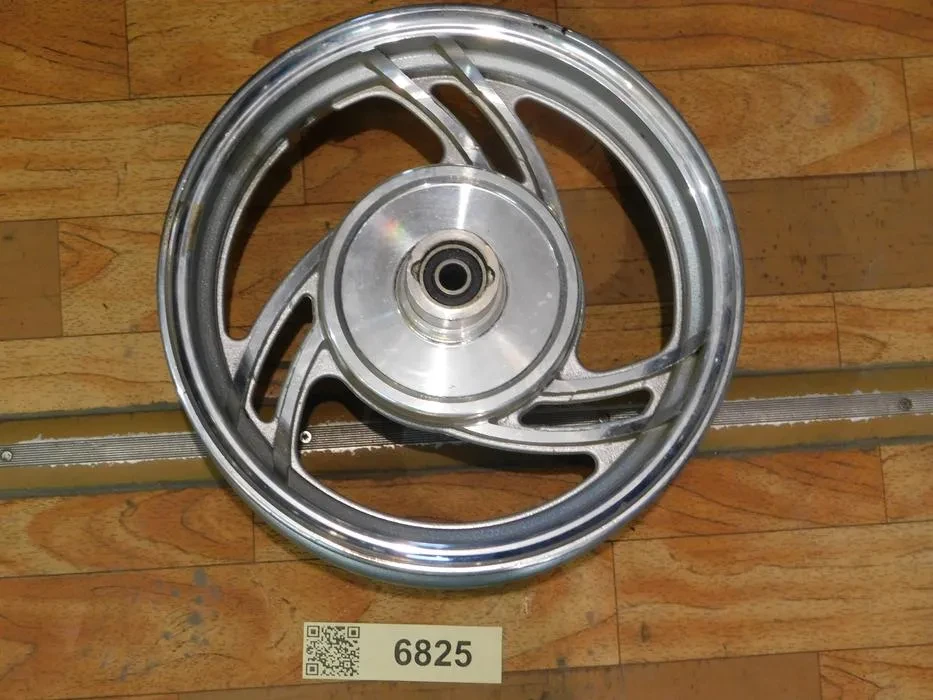 Обод 10" передний литой "FT50QT-4A" алюм. 2,50*10" под ось 12мм /диск.тормоз/ "№28" на Скутеры китайские 4-х такт. /50-100см3/ 139QMB, GY6-50 Каталог Вело-Мото