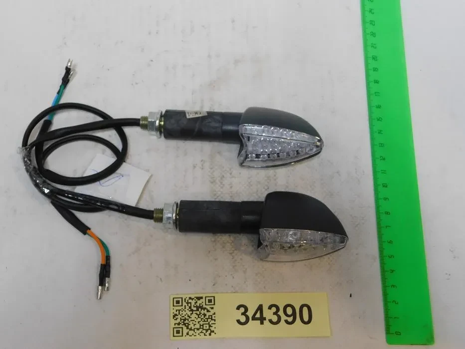 Указатель поворота задний "RACER RC200-GY8 Ranger",  RAN - 0007/08  /к-т 2шт./ на Скутеры китайские 4-х такт. Racer, Irbis /50-100см3/ Оригинальны Каталог Вело-Мото